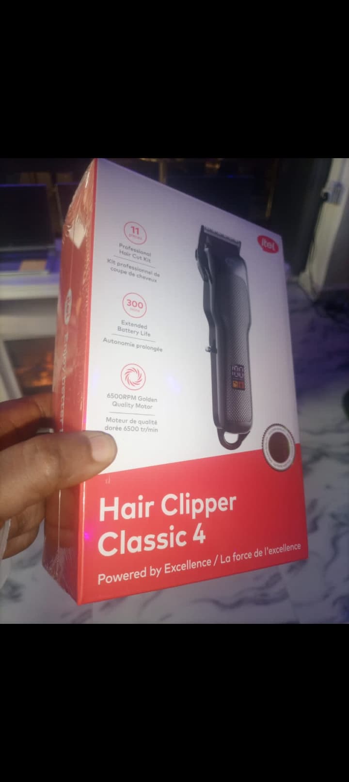 Itel rechargeable hair clippers
